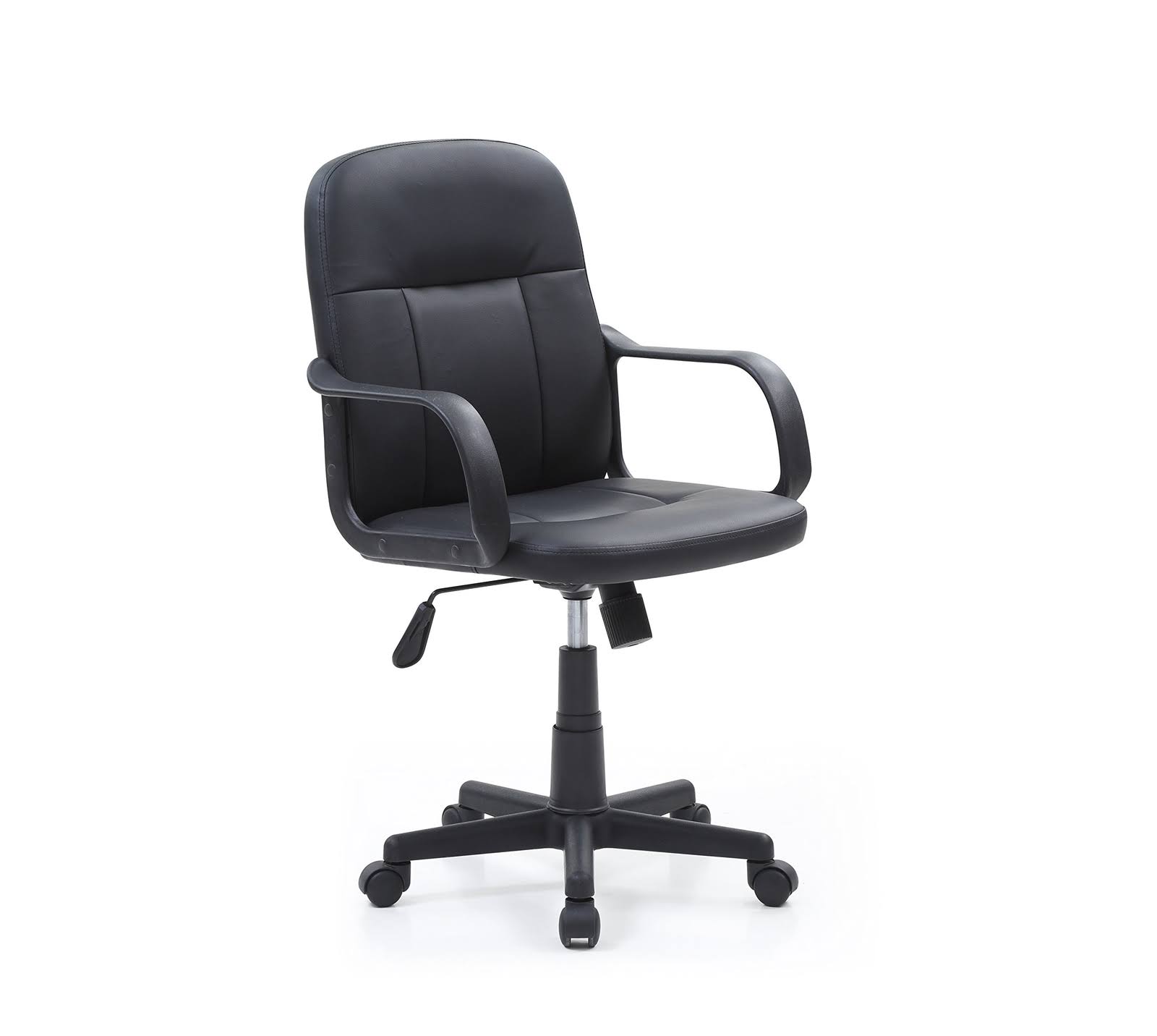 Hodedah Mesh Executive Office Chair, Adjustable Arms, Black
