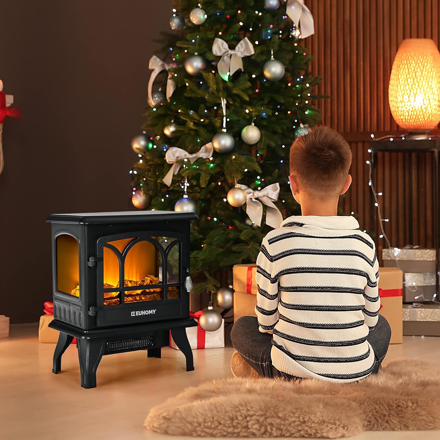 Euhomy Electric Fireplace Heater, 20