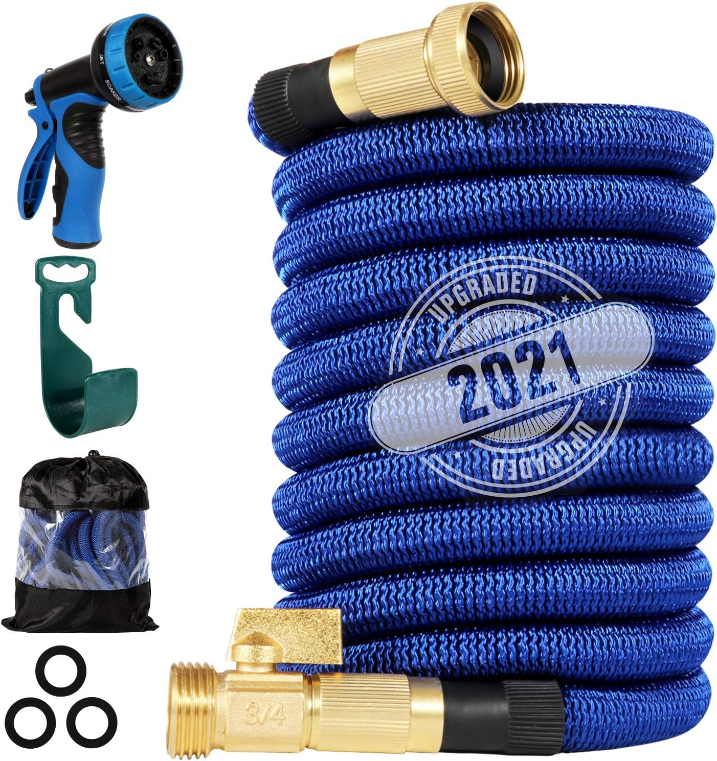 200ft Expandable Garden Hose - All New 2022 Retractable Water Hose with 3/4