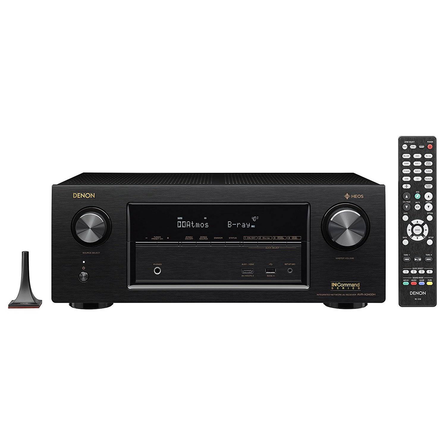 Denon AVR X2300W 7.2 Channel AV Network Receiver - Black