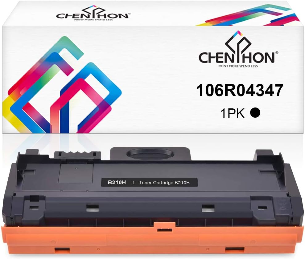 CHENPHON Compatible Xerox B205/ B210/ B215 Toner Cartridge, Replacement for 106R04347 High Yield Black 3,000 Pages use for Xerox B210DNI B205NI B215DNI Printer (Black) Pack of 2