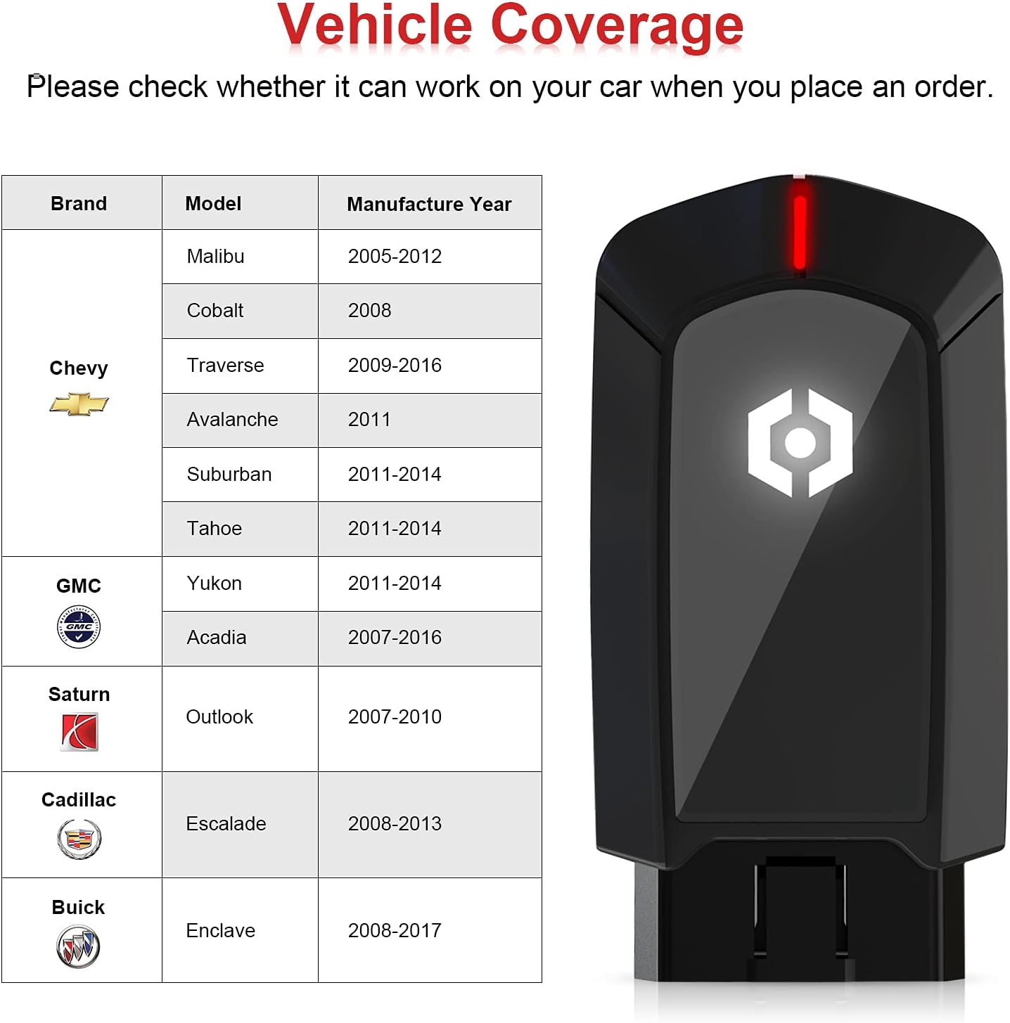 Remote Key Fob Programming Tool Keyless Entry Transmitter For Specific Vehicles No Token Limited Black