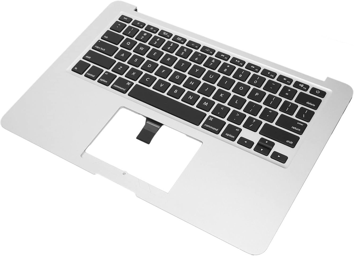 Keyboard Shell Base Dock, Silver Replacement Keyboard, Easily Stylish Simple Appearance Wear Resistant Keyboard, Replacement for PC Computer Notebook