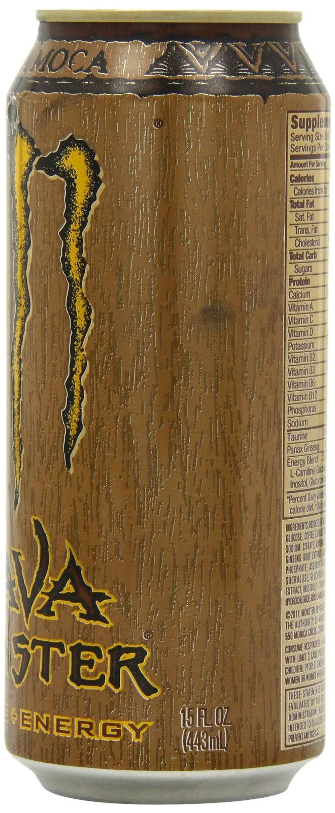 Java Monster Loca Moca, Coffee + Energy Drink, 15 Ounce (Pack of 12)