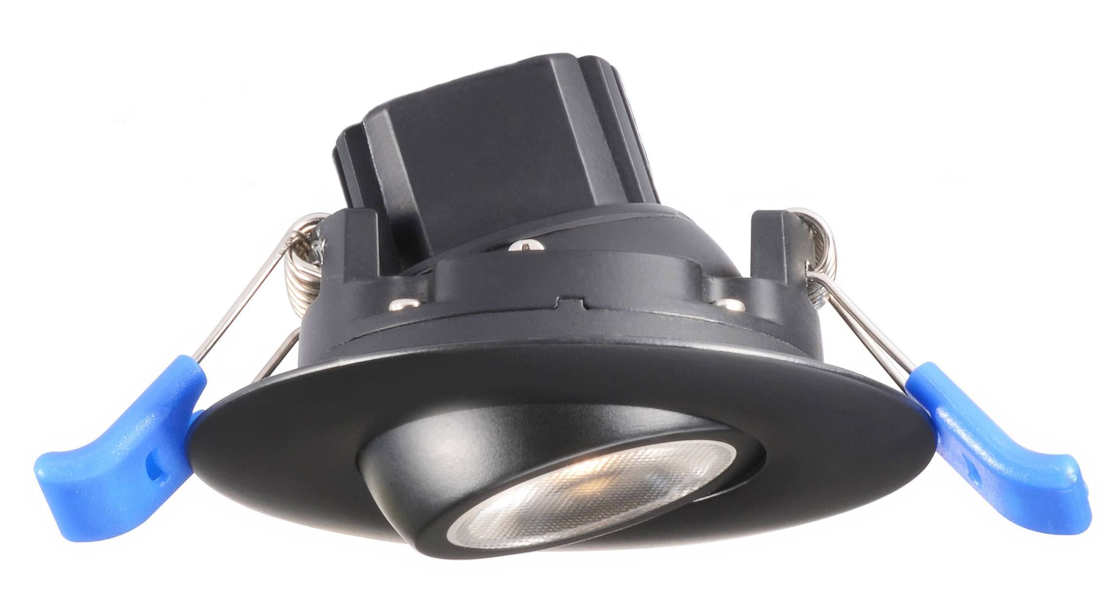LOTUS-LL2G-30K-BK - Gimbal 2x22 Round 5W LED 3000K Black 24&deg; 400 Lm
