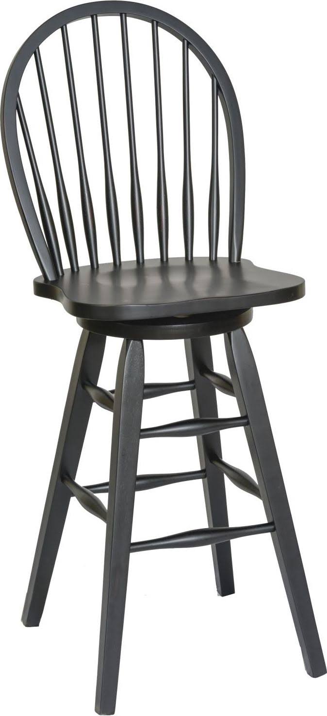 Chelsea Home Furniture 82SM029-C-B Agawam 30 in. Barstool Black