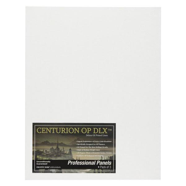 Centurion Deluxe Oil Primed Linen Panel 3-Pack 18x24x22