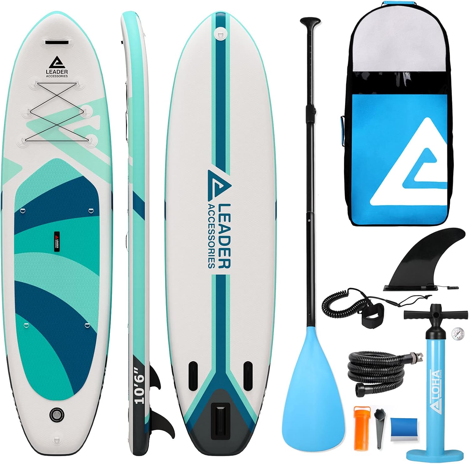 Leader Accessories Inflatable Stand Up Paddle Board 10'6
