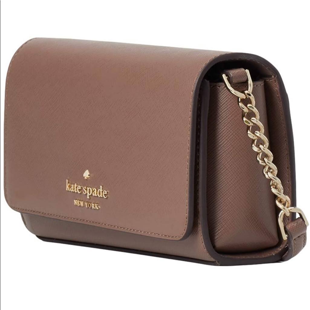 Kate Spade Staci Colorblock Small Flap Crossbody Dusk Cityscape