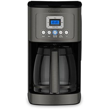 Cuisinart DCC-3200BKSP1 PerfecTemp Coffee Maker, 14 Cup Progammable with Glass Carafe, Black Stainless Steel
