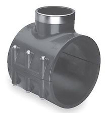 Spears 867-528SR 6x2 PVC Clamp Saddle SRFPT EPDM ZNC Bolt | Blackhawk Supply