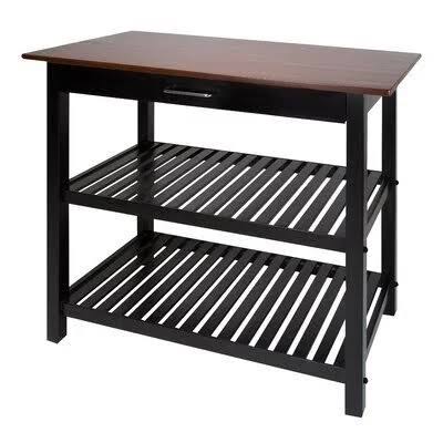 Lakeland Prep Table Beachcrest Home Base Finish: Black