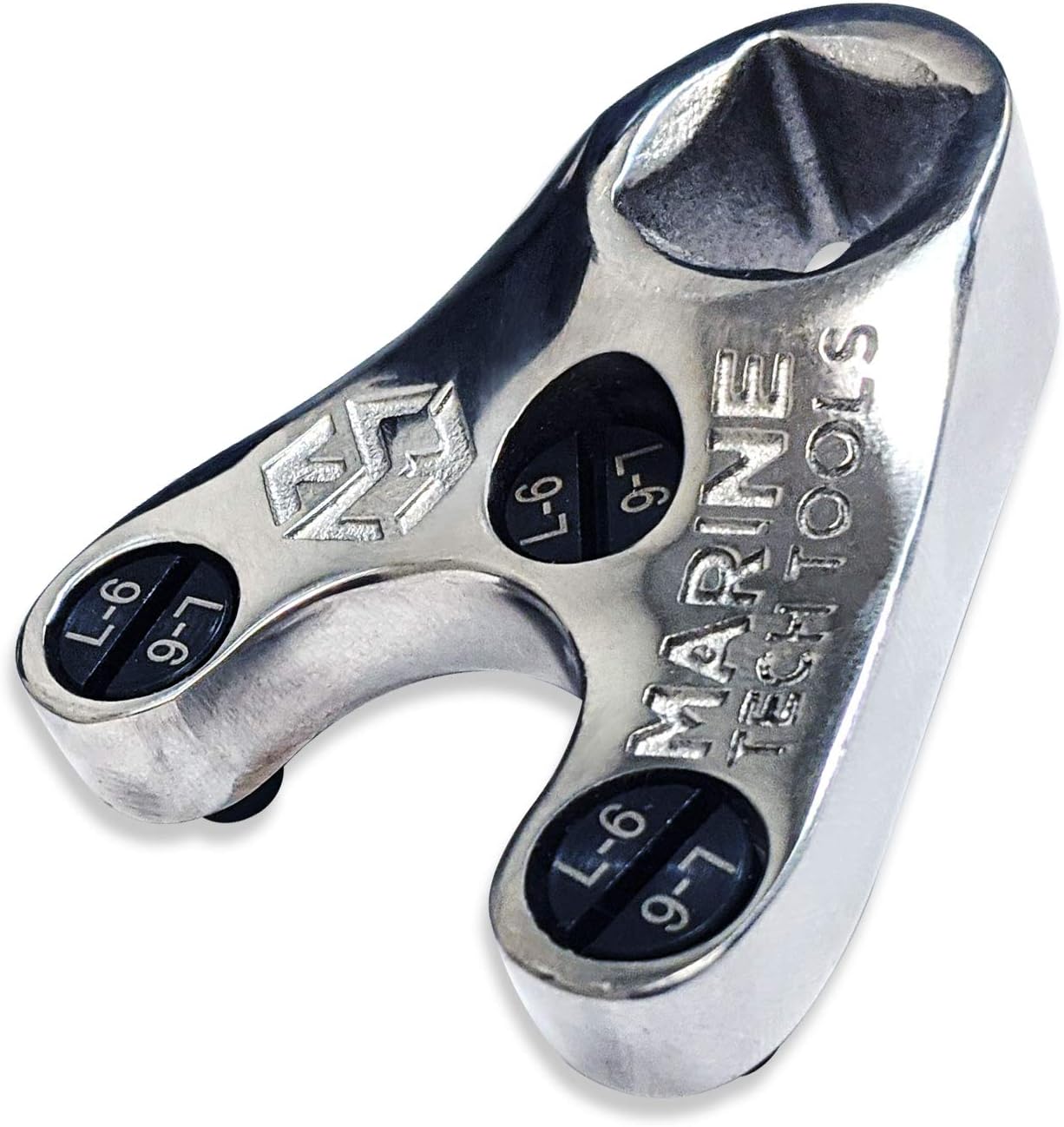 Marine Tech Tools Outboard 35mm Pin Wrench with L-6 Pins (AMT0009-35mm x 6mm) - Tilt caps fit on All SHOWA Manufactured Trim/Tilt Units, Yamaha, Suzuki, Johnson, Honda, & Evinrude