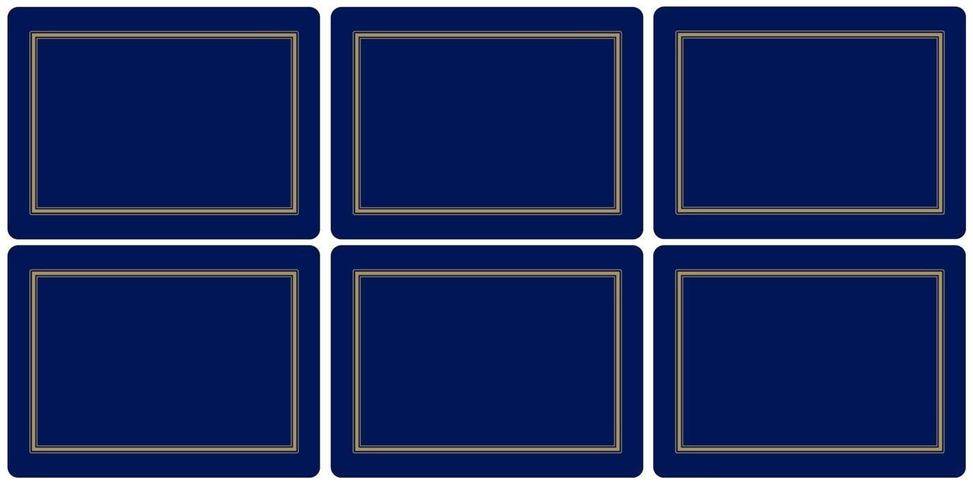 Pimpernel Classic Midnight Placemats, Set of 6
