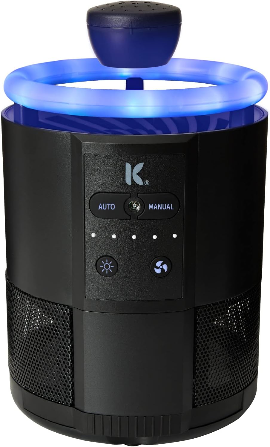 Katchy Indoor Fruit Fly Trap & Mosquito Killer, Bug Catcher with UV Light Fan & Sticky Traps for Bugs Pack of 2