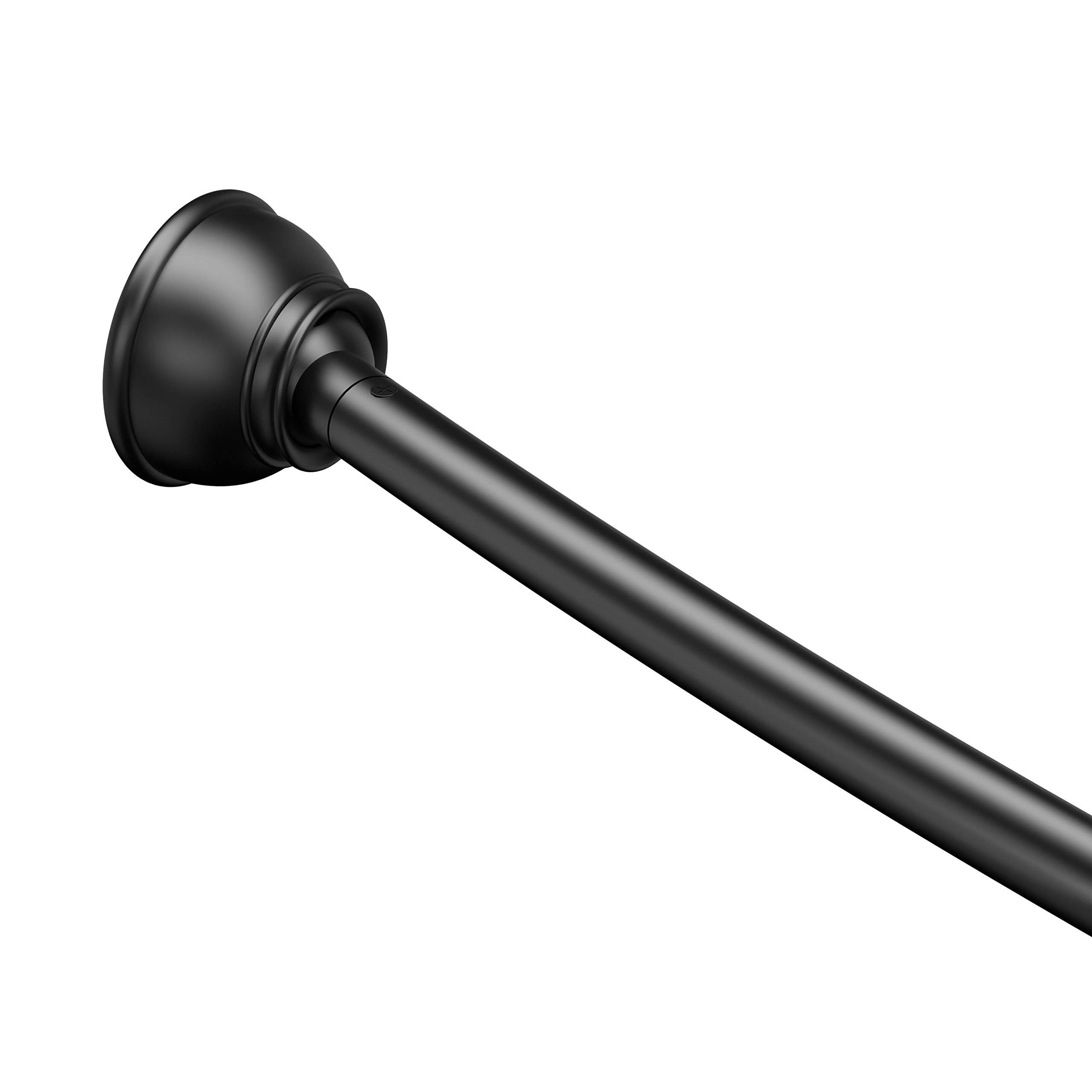 Gatco Curved Shower Rod, Matte Black