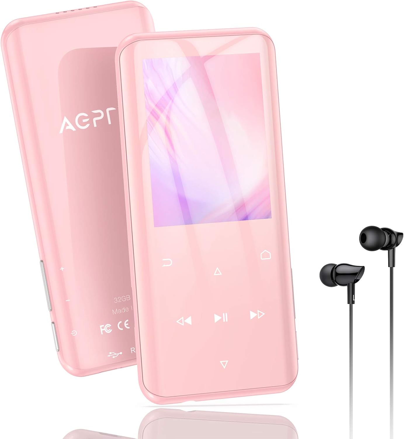 32GB MP3 Player with Bluetooth 5.0, AGPTEK A17X 2.4