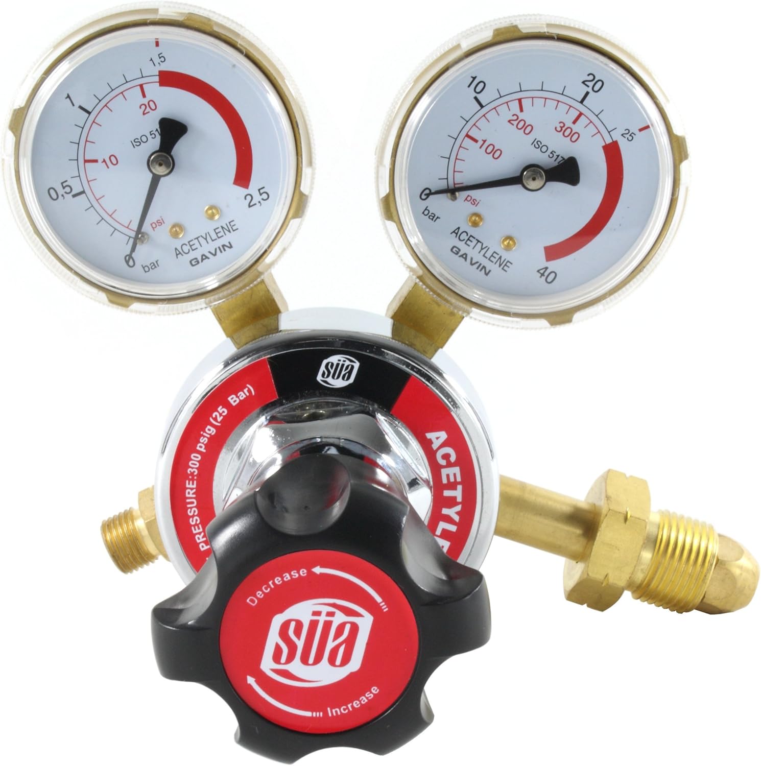 SÜA Oxygen Regulator Welding Gas Gauges Pack of 2