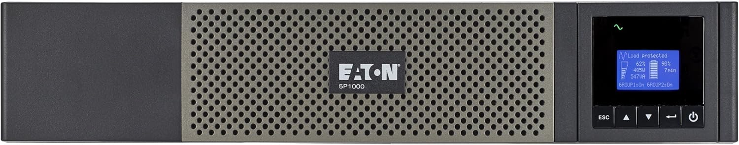 Eaton Sealed UPS - Rack-Mountable Black/Silver (5P1000RC)