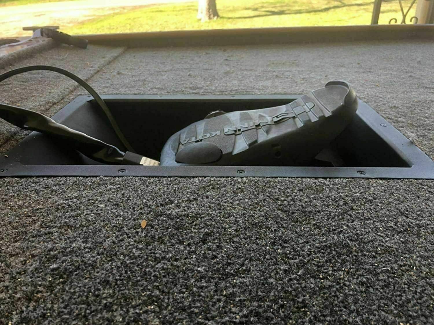 PLI Universal Recessed Trolling Motor Foot Pedal Pan Replaces Minn Kota 100RTMP Pack of 2