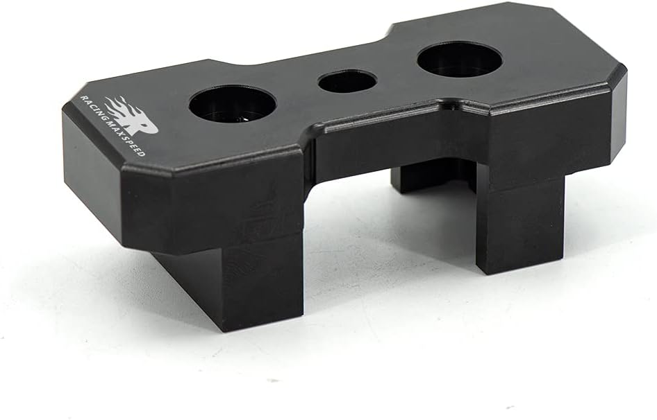 CNRAQR Billet Aluminum Transmission Mount Insert For B8 Chassis A4 S4 RS4 A5 S5 RS5 Q5SQ5 Models For S-TronicManual, BLACK