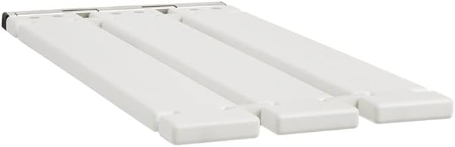 Seachrome TFRS-290150-MW Removable Tri-Fold Tub Seat, Blow Molded White HDPE