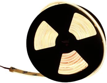 12V Constant Voltage Self-Adhesive Waterproof Chip-On-Board LED Strip Light - 4000K, Cool White Pack of 2