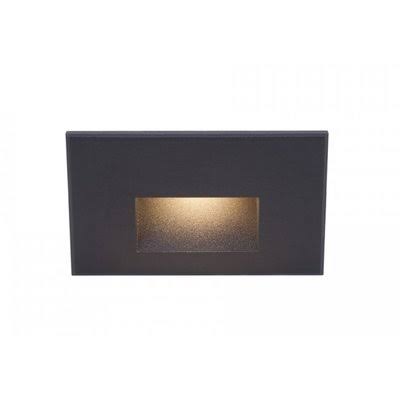 WAC Lighting LED Step Light Finish: Black, Bulb Color: Blue