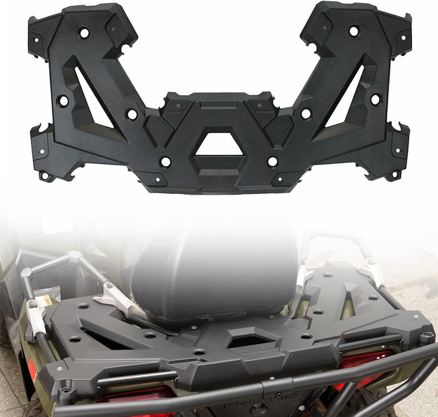 A & UTV PRO Rear Rack Assembly for 2014-2021 Polaris Sportsman Touring 570 450, Offroad Rear Body Rack ATV Rack Accessories,Replace OEM # 2635059-070, Black