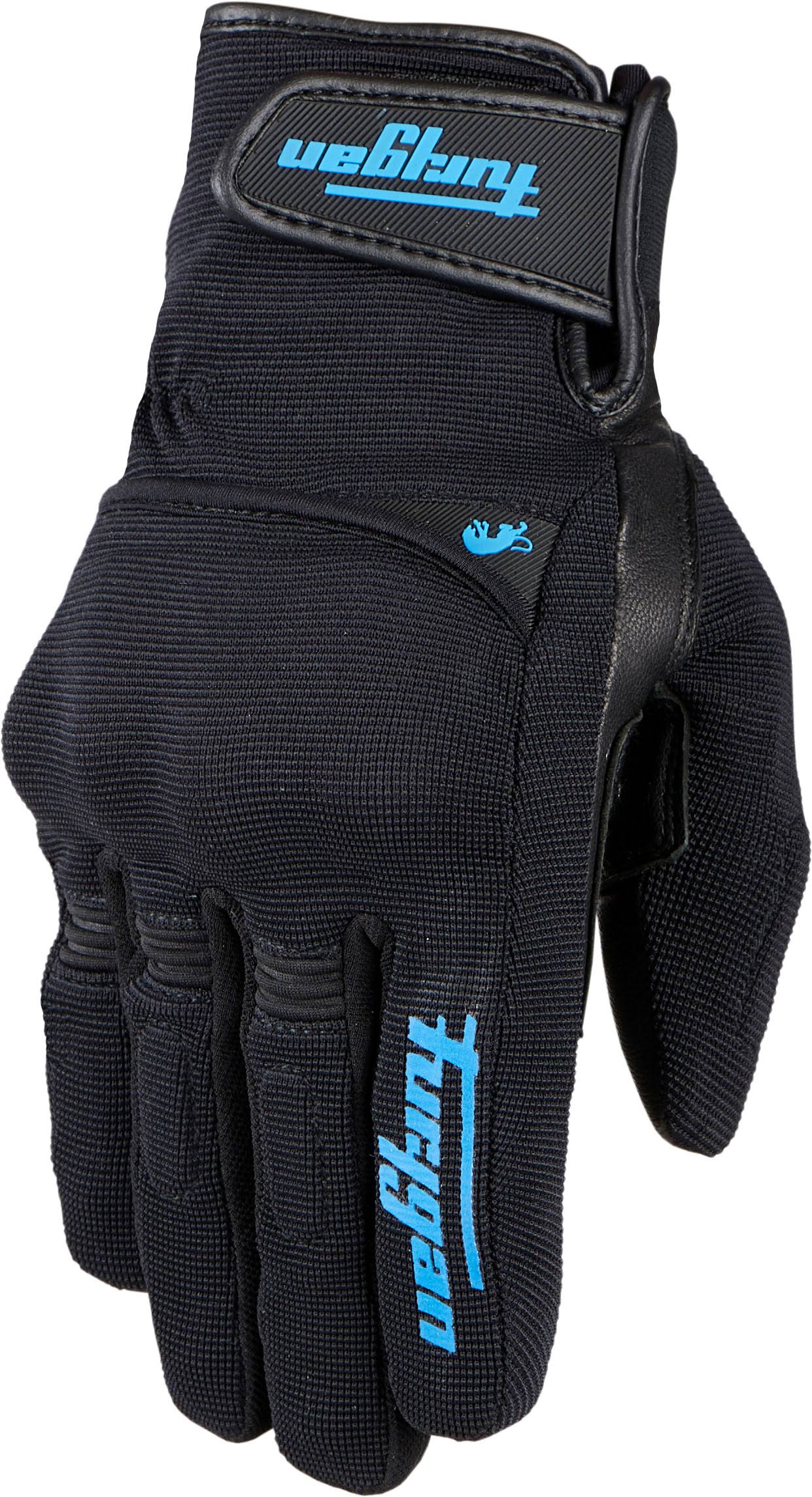 Furygan Jet All Season D3O, Gloves Waterproof - Black/Blue - L