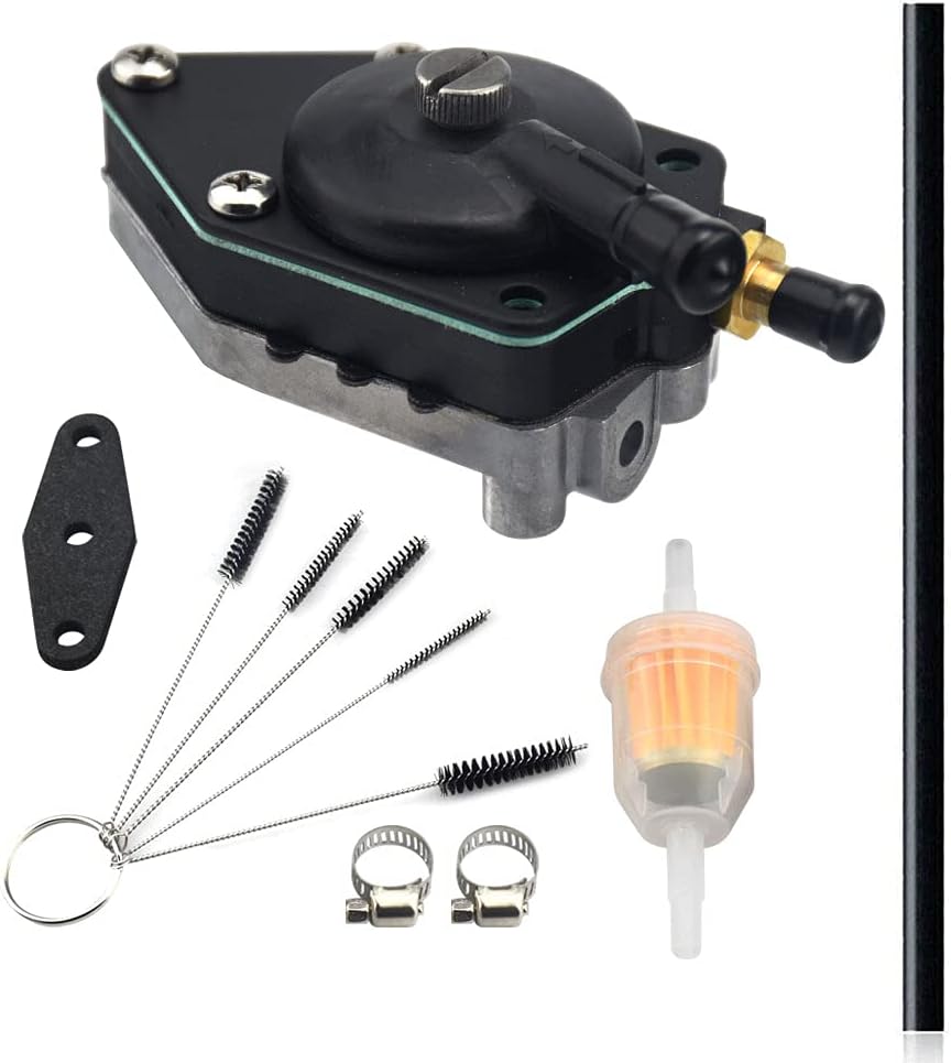 438556 Huthbrother Fuel Pump & Gasket, Compatible with Johnson Evinrude 20-140 HP Fuel Pump, Replace 18-7352 388268 385781 394543