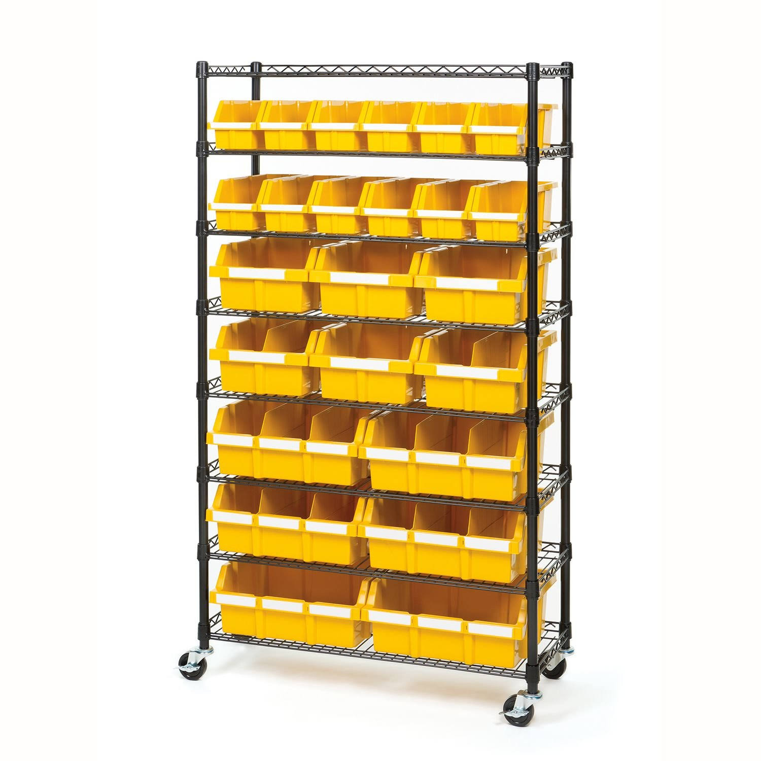 Seville Classics 24-Bin Commercial Storage Rack