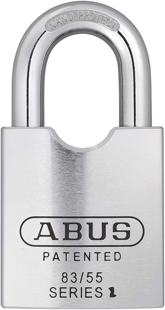 ABUS 80080 Rekeyable Steel Keyed Different Padlock Pack of 2
