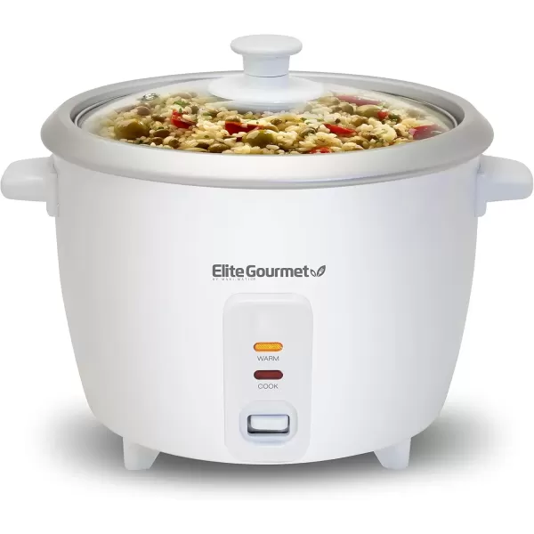 Rice Cookers ERC2010B Electric Rice Cooker with Stainless Steel Inner Pot Makes Soups, Stews, Porridge&rsquo;s, Grains and Cereals, 10 cups cooked (5 Cups uncooked), Black(White)