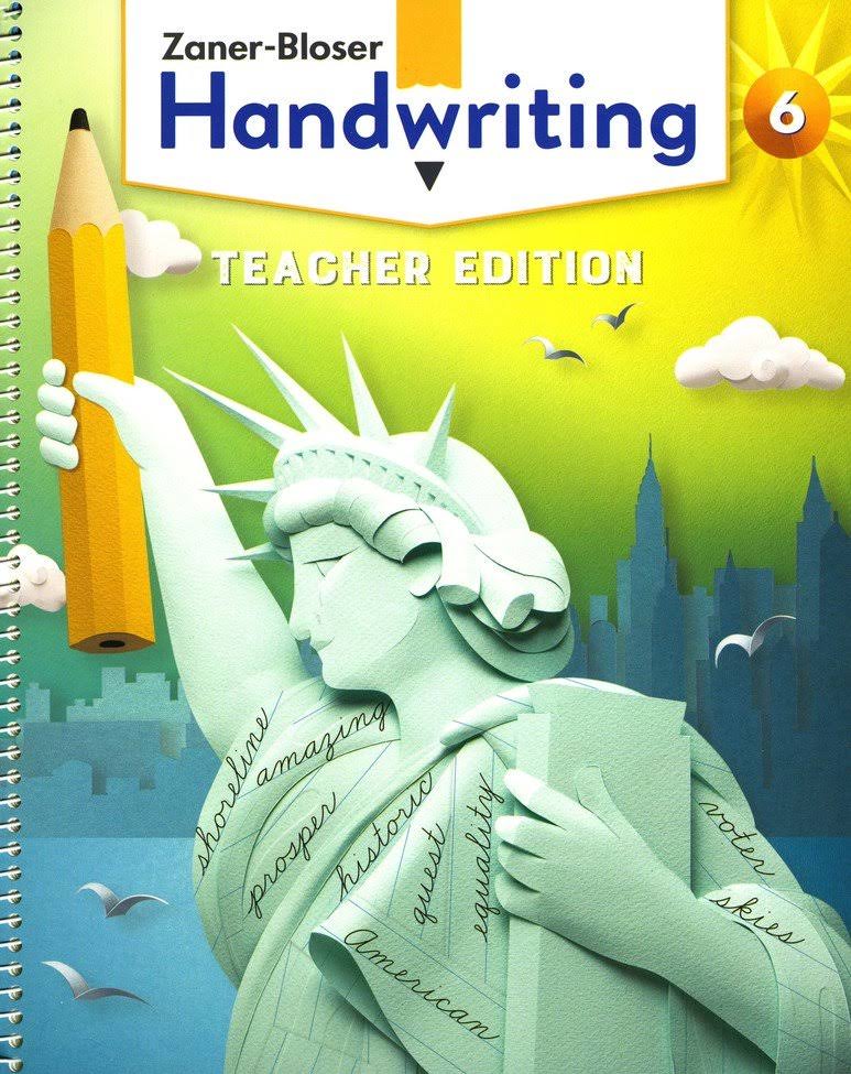 Zaner-Bloser Handwriting Grade 6 Home School Bundle - Student Edition/Teacher Edition (2020 Edition)