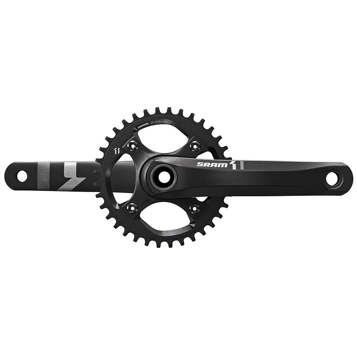 SRAM X1 1400 GXP Direct Mount Crankset 32T 175mm Black