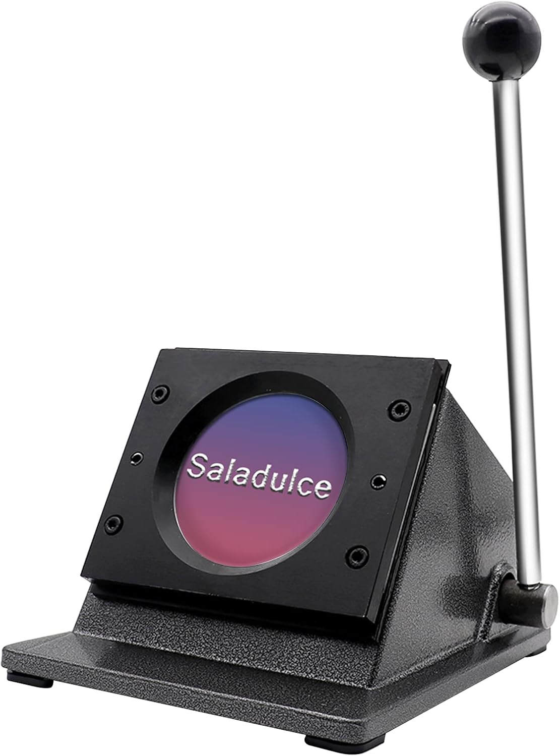 25mm Graphic Punch Die Cutter Button Maker Circle Cutter Button Making Machine for Paper, Leather, PVC Card