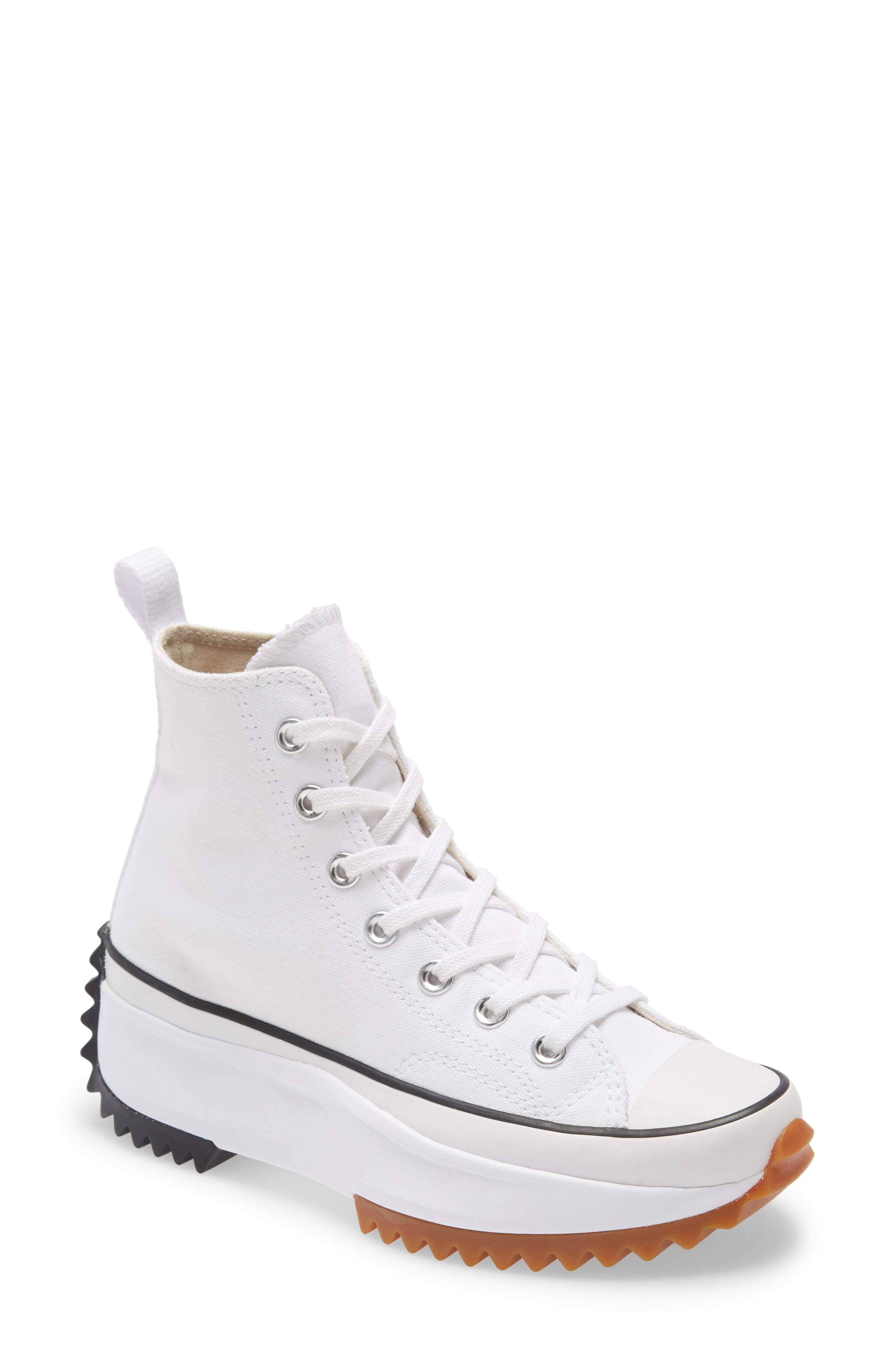 Converse Run Star Hike Hi White Black Gum
