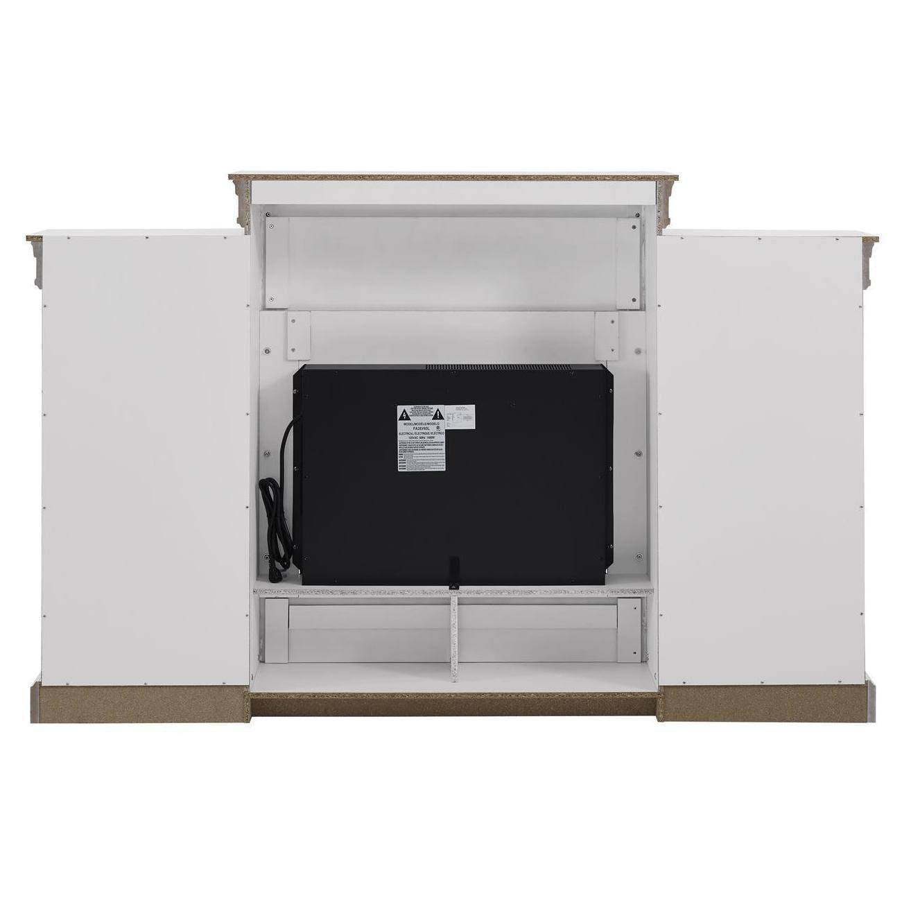 Hayman Mantel Fireplace White - Room u0026 Joy