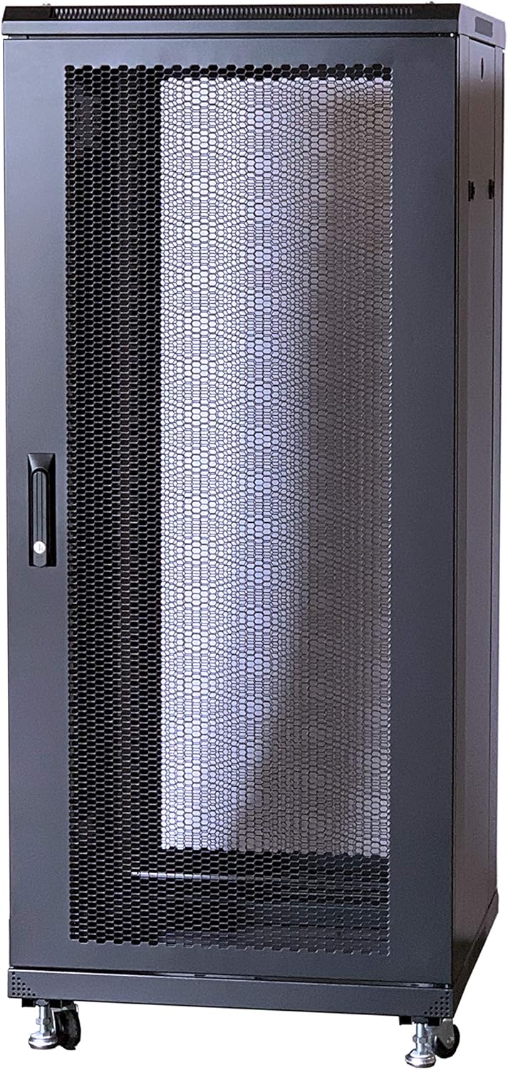 RAISING ELECTRONICS 27U Rack Mount Server Networks Data Rack Cabinet 21 inch (600mm) Deep