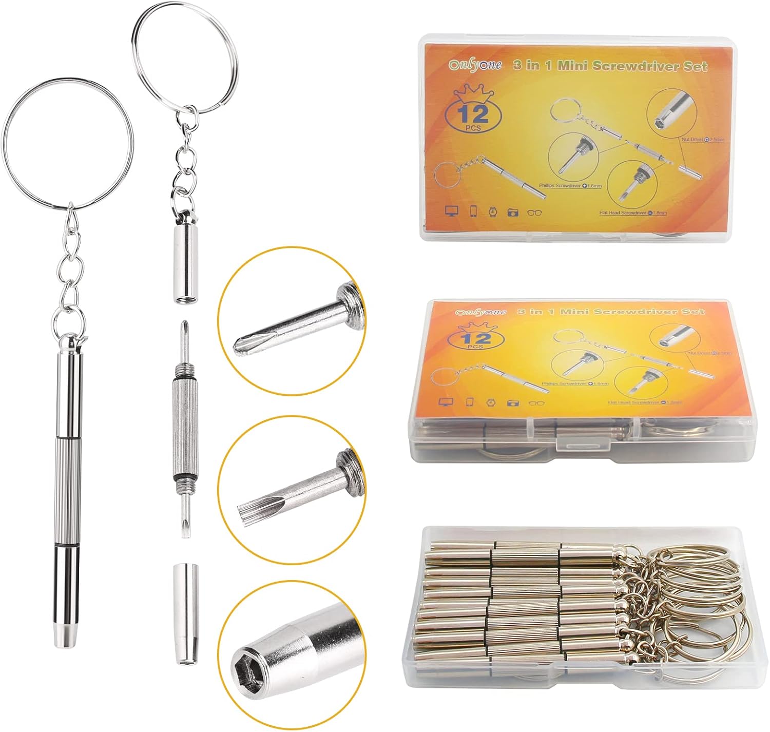 Eyeglass&nbsp;Repair&nbsp;Kit With&nbsp;Phillips&nbsp;Flat&nbsp;Hex&nbsp;Head,3&nbsp;in&nbsp;1&nbsp;Small&nbsp;Screwdriver&nbsp;Set&nbsp;for&nbsp;Glasses i&nbsp;Phone&nbsp;i&nbsp;pad&nbsp;Laptop&nbsp;PS3&nbsp;PS4&nbsp;Watch&nbsp;Cellphone&nbsp;PC&nbs