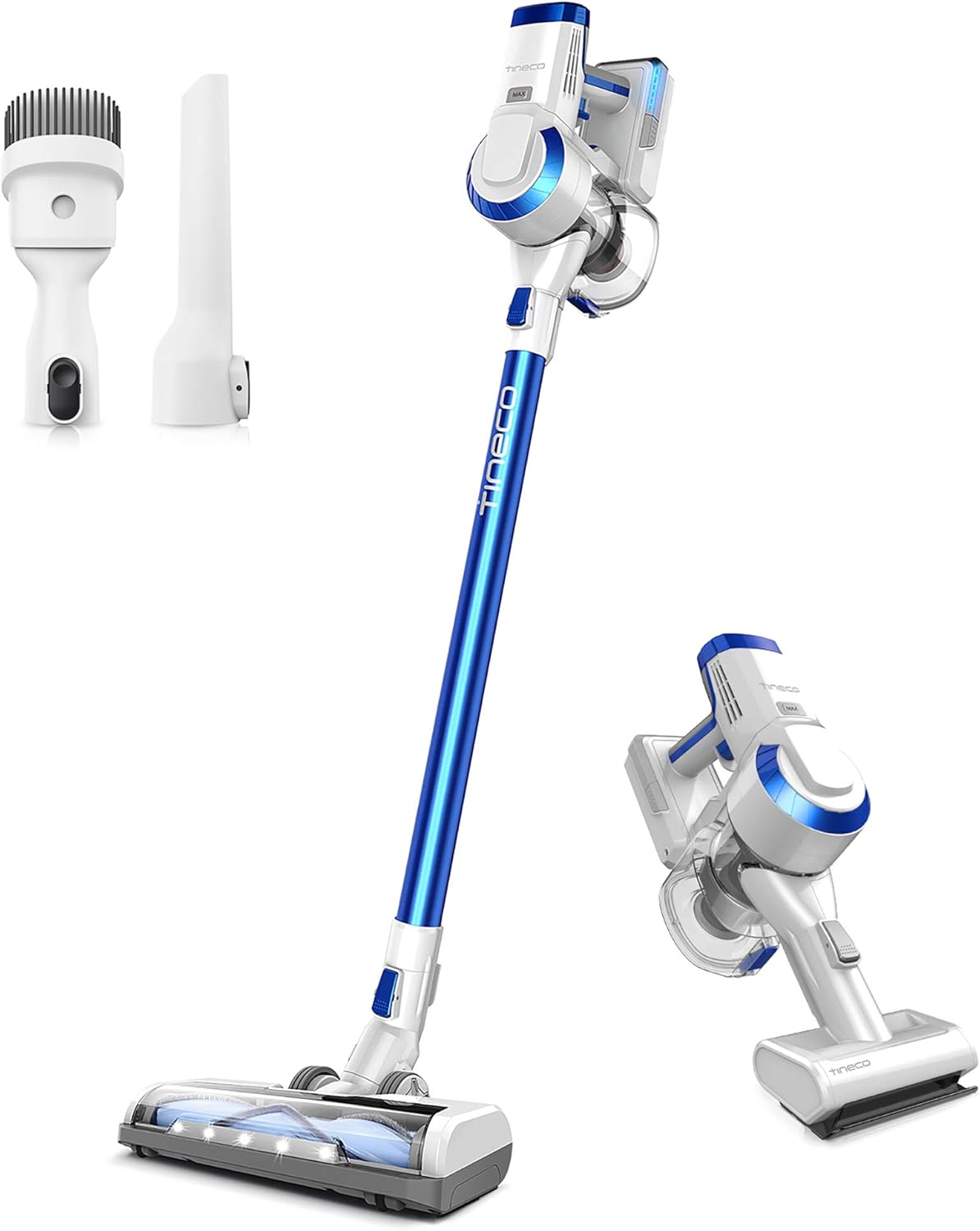 Tineco A10 Hero Cordless Stick/Handheld Vacuum Cleaner, Super Lightweight with Powerful Suction for Carpet, Hard Floor & Pet - Space Blue