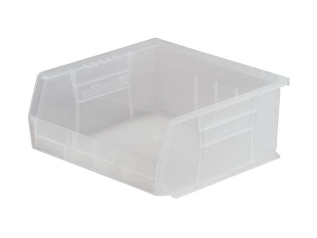 AkroMils Multipurpose Plastic Stack Storage Bin Clear W/Modifier 6pk - 10.87x 11x5