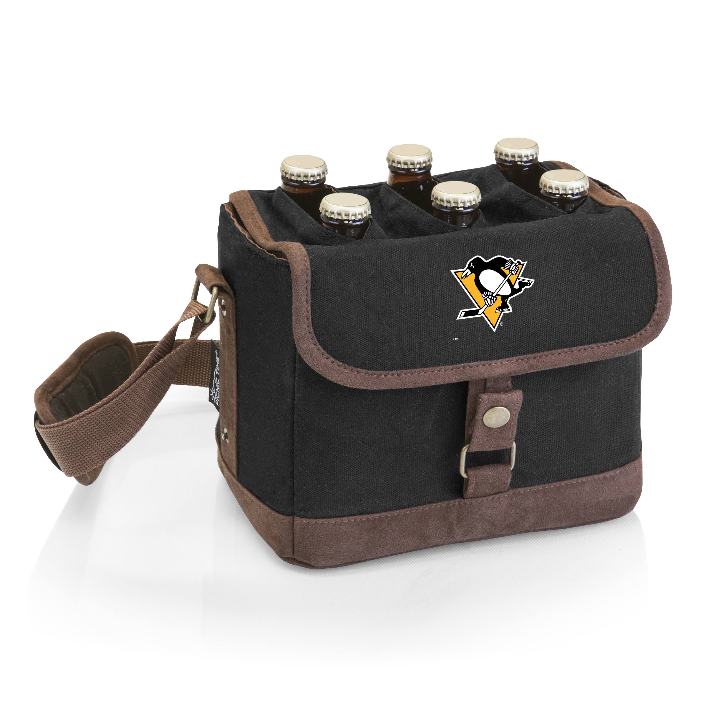 Legacy Pittsburgh Penguins Beer Caddy Cooler Tote with Opener