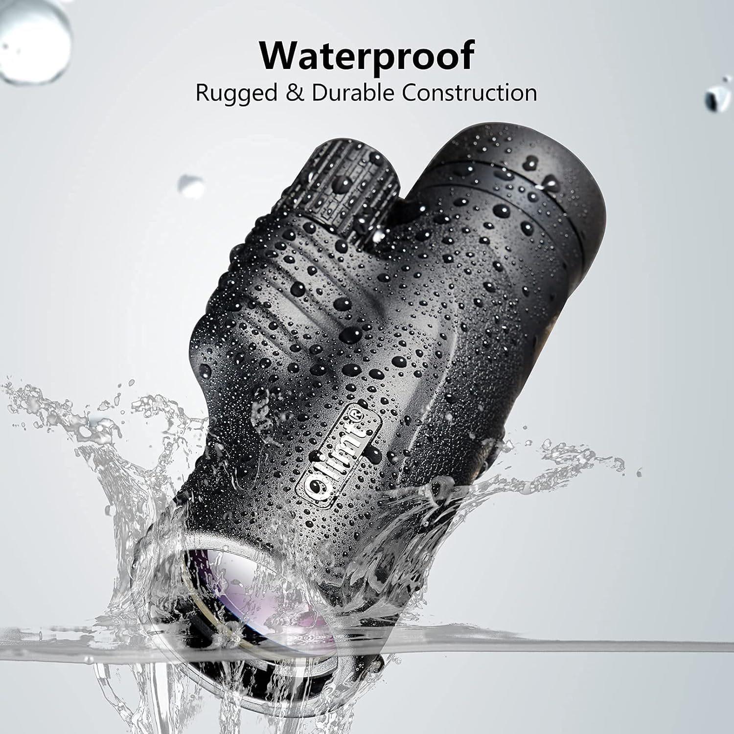 OLIMT 10x42 Handheld Portable Monocular Telescope, Small Compact Waterproof Hand HD Monocular Telescope Adults Outdoor Star Bird Watching Hunting Stargazing Spotting Scope Smartphone Adapter Tripod