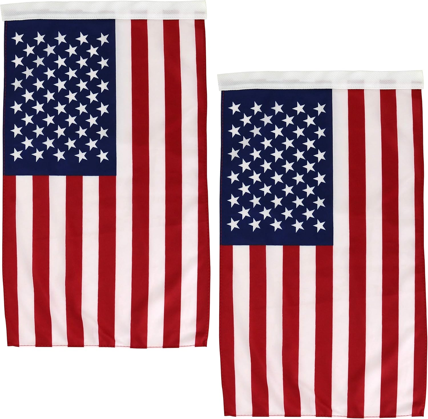 Iconikal Garden Yard Flag, USA American Flag, 12 x 18-Inch, 2-Pack