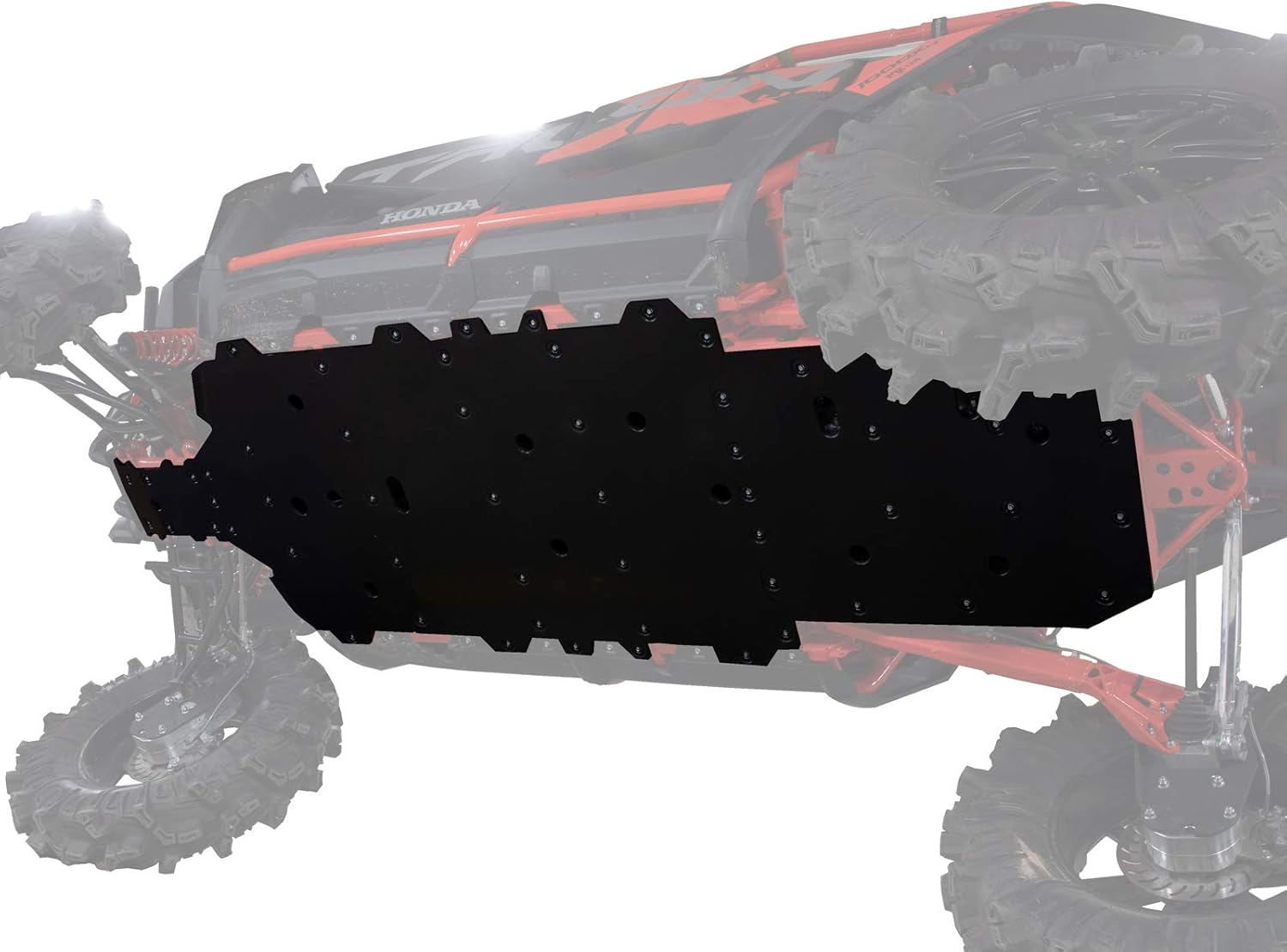 SuperATV UTV Full Skid Plate for 2020+ Honda Talon 1000X-4 | Full Front to Back Protection | 1/2&rdquo; Thick Proprietary ARMW Material | Abrasion, Break, & Bend Resistant | Made in the USA!