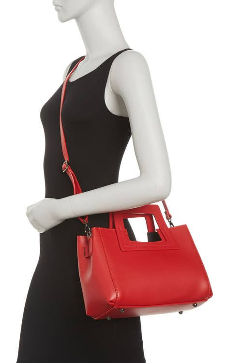 SCUI Studios Geo Handle Satchel in Red at Nordstrom Rack