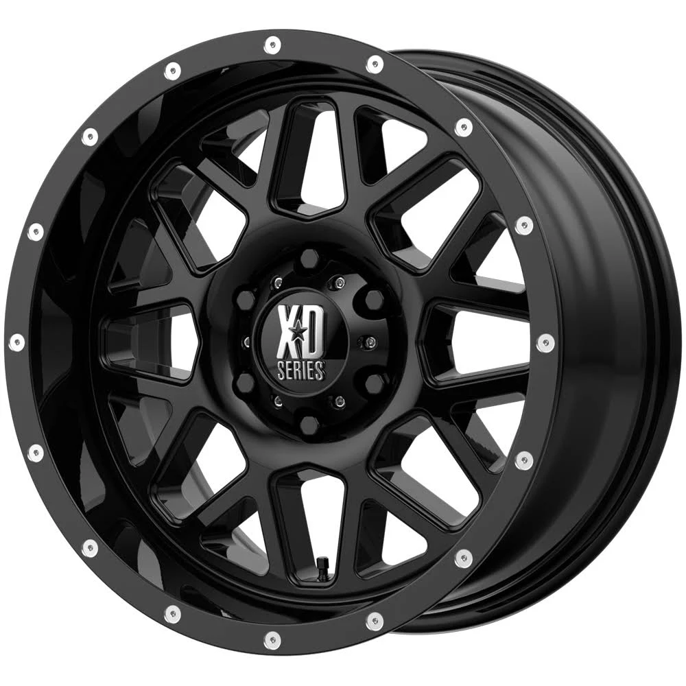 2007 Ford Superduty XD Series Gloss Black XD820 Grenade Wheel