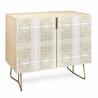 East Urban Home Holli Zollinger Deco Accent Cabinet Colour: Beige